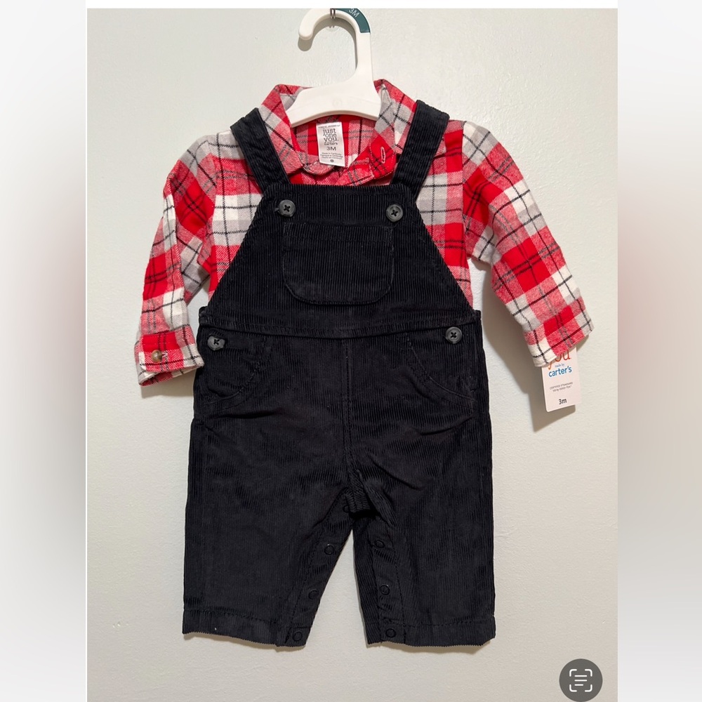 Carter's Baby Boys Overall Set